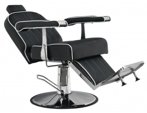 Fotel fryzjerski barberski hydrauliczny do salonu fryzjerskiego barber shop Isaac Barberking w 24H Outlet - 5